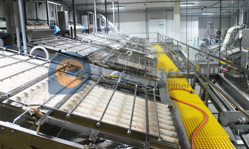 Servicio de mantenimiento conveniente Línea de producción automática de pelado de camarones